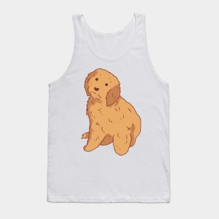 Golden doodle art Tank Top